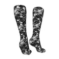 thumbnail image 3 of Kdxio Seamless Pattern With Skulls Funny Silky Novelty Funky Long Knee High Socks Soft 3D Print Cosplay Crazy Stockings for Men Women, 3 of 8