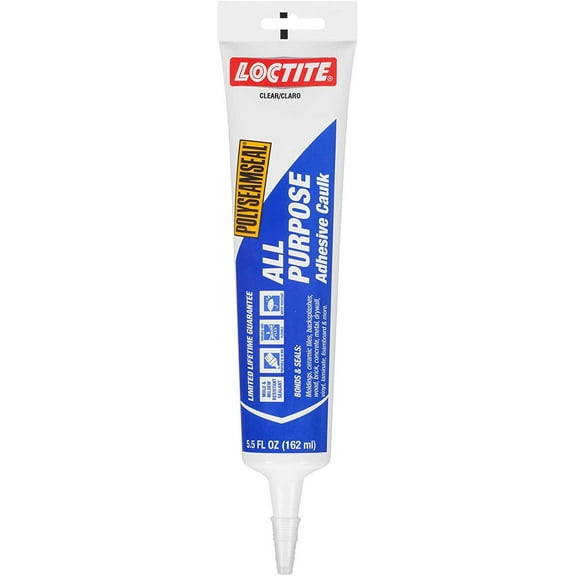 HENKEL CORPORATION 2139007 5.5OZ CLR ALL-PURP CAULK, 5.5 Fl. Oz./Single, Clear