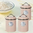 thumbnail image 6 of Kitchen Storage Jars Set 3Pcs Household Organizer for Garlic Kitchen Counter Food Flour, 6 of 8