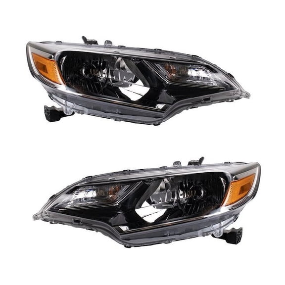 Headlight Assembly Set 2 Piece - Compatible with 2018 - 2020 Honda Fit 2019