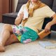 thumbnail image 5 of Balery Happy easter Pantalones cortos de pijama de punto de algodón para hombre con cinturilla y bolsillos-3X-Large, 5 of 6