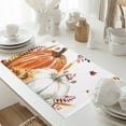 thumbnail image 5 of Fall Pumpkins Placemats Set of 6 Maple Leaf Bird Thanksgiving Harvest Farmhouse Heat Insulated Linen Place Mats, Washable Stain-Proof Table Mats for Dining Tables Holiday Decor 13x19inch, 5 of 9