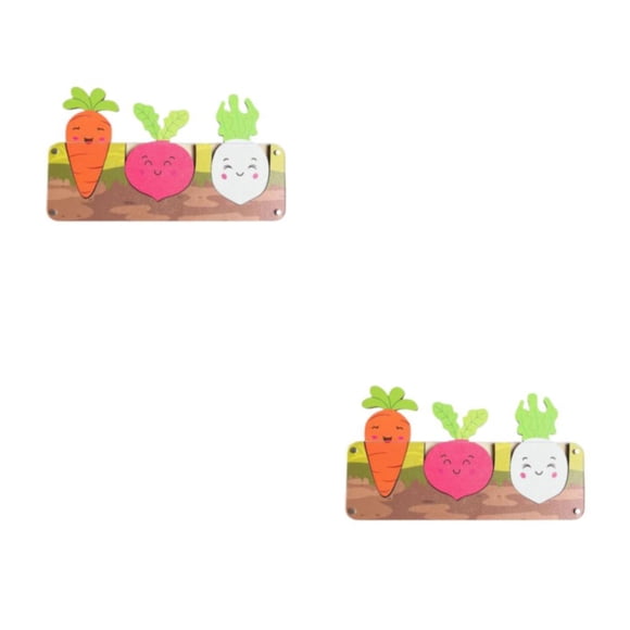 Vogacara Sensory Busy Boards Accessories Pull Carrots Educational Toys Tipo 1 2Conjunto