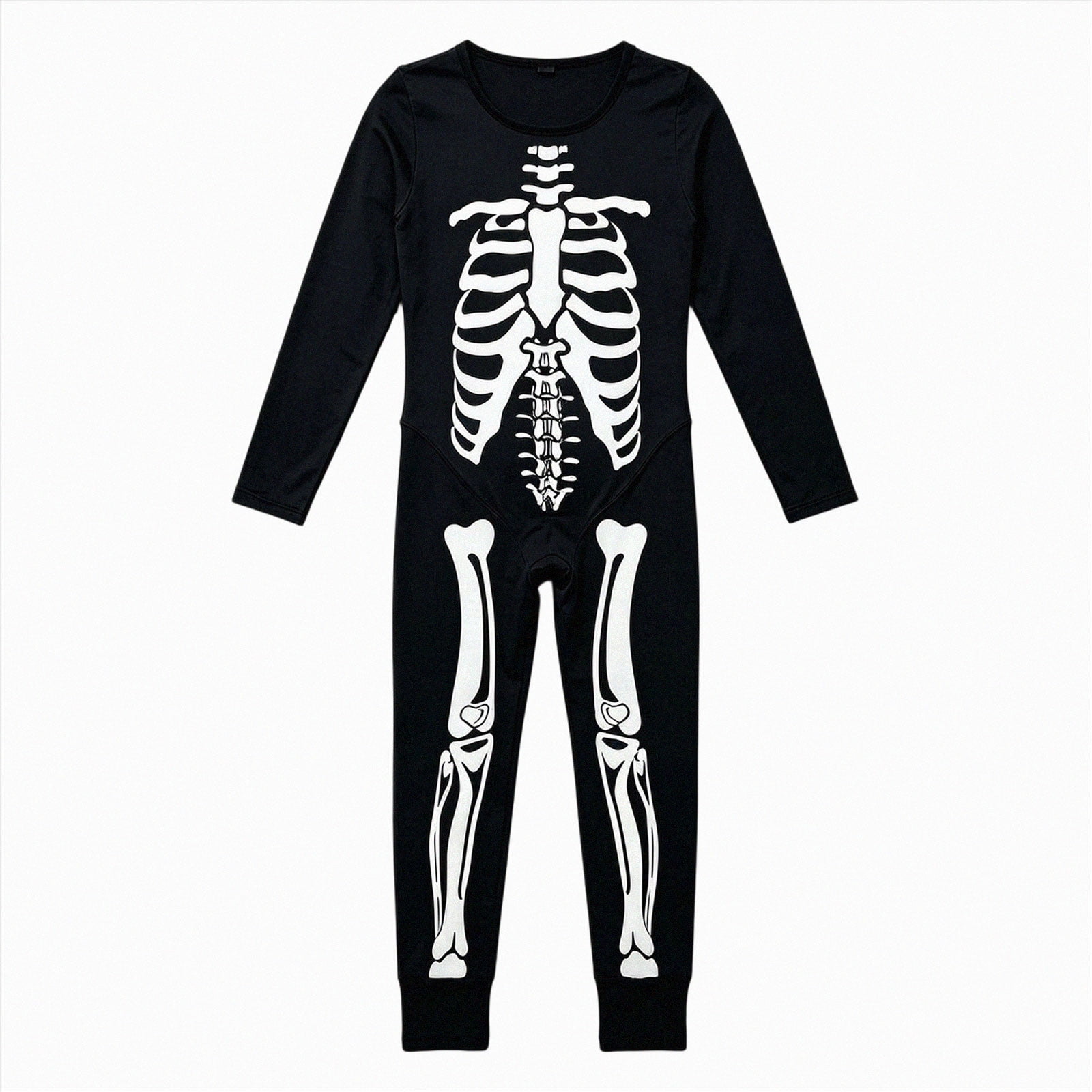 Wonitaaizi Skeleton Underwear for Kids Romper Base Layer for Cold weather/skiing (12-14 Years Black)