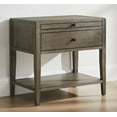 thumbnail image 3 of Comfort Pointe Shoreham 1-drawer Weathered Gray Wood Finish Nightstand, 3 of 12