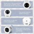 Rotating Pomodoro Timer 1 5 10 30 60 Min Preset, Hexagon ADHD Flip ...