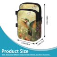 thumbnail image 7 of COEQINE Crutch Accessories Bag Elbow Crutch Pouch Hummingbird Tulip Flower Forearm Crutch Pouch, Walking Cane Bag, Lightweight, Large Capacity, for Walking Cane, Hiking Stick, 7 of 7