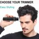 thumbnail image 2 of Cortapelos eléctricos YONGSHENG V-933 recortador de barba para hombres carga USB, 2 of 5