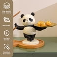 thumbnail image 4 of Bandeja Panda Adornos Almacenamiento Llaves Artesanías Resina Entrada Sala Estar Del (D) Almacenamiento Panda Bailando, 4 of 9