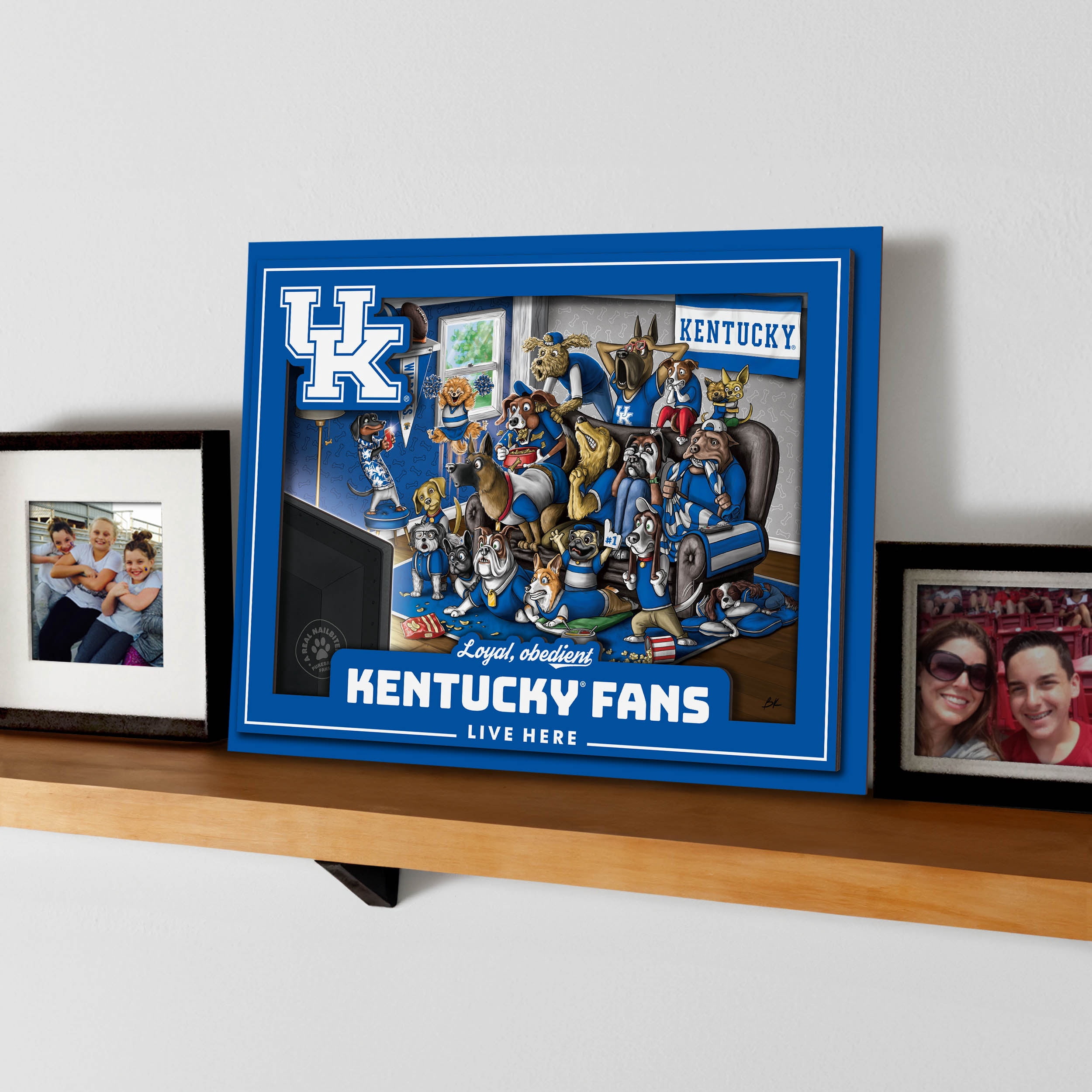 YouTheFan NCAA Kentucky Wildcats Purebred Fans Wall Art