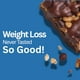 thumbnail image 4 of Barra de proteína de avena helada HMR, 24 unidades | Merienda nutritiva para apoyar el mantenimiento del peso | Postre bajo en calorías | 10 g de proteína, 4 of 5