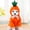 Orange, variant on TECHMILY Pet Clothes Dog Hoodies Warm Sweatshirt Coat Puppy Autumn Winter Apparel Jumpsuit