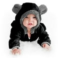 thumbnail image 5 of Utlike Girls Jacket Coat Ears Hooded Baby Romper Bear Footed Thermal Jumpsuit Coat&Jacket Athletic Fit Top For Photoshoot Size 18 Months-24 Months, 5 of 7