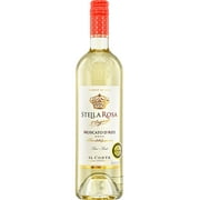 Stella Rosa Moscato d'Asti Semi-Sweet White Wine 750ml Glass Bottle DOCG Piedmont Italy Serving Size 6oz