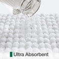 thumbnail image 5 of FRABE Luxury Bathroom Rug, Ultra Soft Quick Dry Bath Mat, Non-Slip Absorbent Thick Chenille Bath Rug, Cozy Braid Design Floor Mat for Bathtub, Sink, Laundry, Bedroom, White, 20"x32", 5 of 9