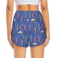 thumbnail image 2 of Lsque New-York City Printed Women's Running Shorts with Liner Pockets,Elastic Quick Dry Workout Athletic Gym Yoga Shorts,Womens High Waist Shorts-Medium, 2 of 9