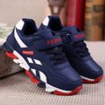 thumbnail image 5 of YOUYEDIAN Toddler Shoes Leather Upper Thick Sole Comfortable Tennis Sneakers Outdoor Non-Slip School Sports Shoes(Dark Blue,11 Big Kid), 5 of 5