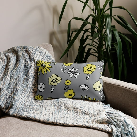 Throw Pillow (20″×12″)