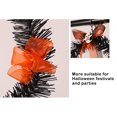 thumbnail image 3 of Moyic Guirnalda de Halloween Calavera Fantasmas Puerta colgante Guirnaldas de forma redonda Estilo simple Saludo negro Colgante Aro de ratán Bar Hotel Kits de decoración para fiestas Moyic HA068713-00, 3 of 6