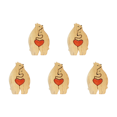 thumbnail image 1 of 5uds. Rompecabezas familiar de madera Osos Oso decorativo Escultura de arte de madera (B), 1 of 2