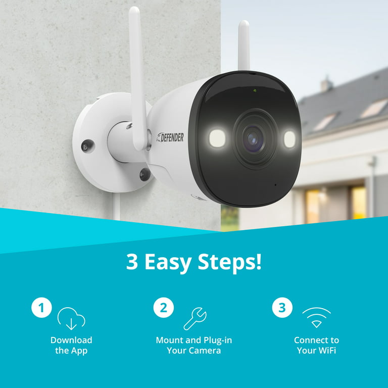 Guard Pro PTZ 2K QHD Wi-Fi Outdoor Plug-In Power Security Camera