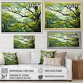 thumbnail image 4 of Designart "Green Tree Sycamore Charm III" Tree Sycamore Floater Framed Wall Decor, 4 of 7