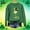 A1310 White, variant on St. Patrick's Day Sweatshirt for Women LOVE Graphic Four Leaf Clover Print Crewneck Long Sleeve Ribbed Cuffs Festive Holiday Relaxed Fit Pullover