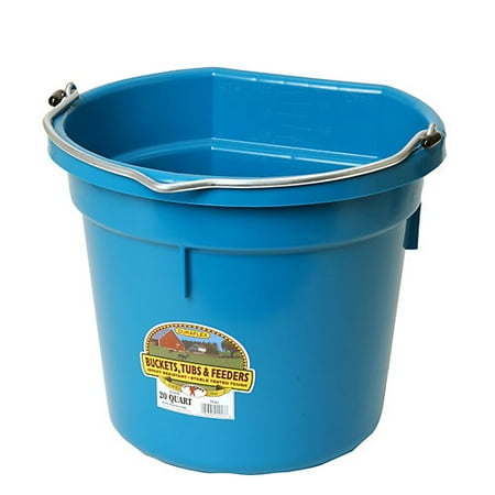 - DuraFlex Flat Back Bucket 20 Qt TEAL