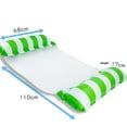 thumbnail image 5 of Pool Floats Adult Heavy Duty Inflatable Floating Toys 51.2 x 27.6 in 2 Count Orange and Green, 5 of 8