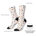 thumbnail image 4 of Fotbe Horses Pattern Long Socks for Men & Women – Breathable & Stretchy Compression Socks, Ideal for Running, Travel, and Everyday Wear Size 5-11, 4 of 6