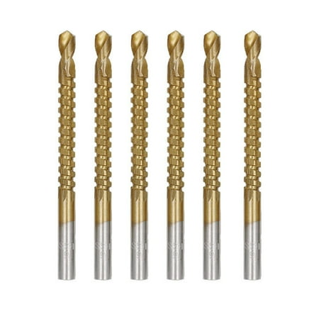 

fanshao 6pcs 3-8mm Bits Multipurpose HSS Twist Saw Drill Bit Set for Chipboard