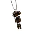 thumbnail image 3 of Collar con colgante de robot de vapor, estilo punk, cadena de clavícula, hecho a mano, vintage, regalo creativo. Bronce, 3 of 9