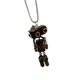 thumbnail image 4 of Collar de robot Steampunk, joyería hecha a mano, cadena de clavícula única, dije de robot, collar largo para mujeres y niñas, Acción de Gracias Bronce, 4 of 8
