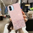 thumbnail image 5 of Compatible with Redmi A2 Case Cute Glitter Clear Sparkly Cases Shockproof Xiaomi Redmi A2 Phone Case for Women Girls Silicone Slim Bling Protective Cover (Pink), 5 of 14