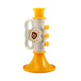 thumbnail image 2 of Three Colorful Trumpet Plastic - Educational Musical Instrument for Boys, Enhances Coordination & Motor Skills, Toy Horn with Rope, Classic Noisemaker, 1PC, 2 of 9