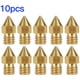thumbnail image 1 of Cabezales de boquilla de latón para impresora 3D de 10 Uds., Cabezales de impresión de extrusora MK8, reemplazo para CR 10, 3 mm / 0,8 mm Monstrate EL4444-13B, 1 of 2