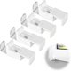 thumbnail image 1 of 20MM Pleated Blind L-Bracket Fixing Accessories Pleated Blind Assembly Mounting Parts Curtain Accessories, 1 of 5