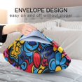 thumbnail image 5 of Ryvnso Satin Pillowcase Beautiful Flowers Pillow Cases Standard Size 26x20in, 5 of 6