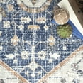 thumbnail image 6 of nuLOOM Jacquie Vintage Floral Area Rug, 2' x 3', Blue, 6 of 9