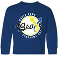thumbnail image 3 of Inktastic World Down Syndrome Day Brave Long Sleeve Youth T-Shirt, 3 of 5