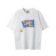 thumbnail image 1 of Camiseta casual de manga corta holgada vintage con estampado de galletas OREO puras y dibujos animados, de estilo moderno y creativo de algodón puro, 1 of 6