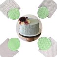 thumbnail image 3 of (Juego de 5) Molde de silicona para fondant de punto/tapete de textura de punto Simpress/molde de crochet en relieve para glaseado de pasta de goma, decoración de pasteles y cupcakes de polímero, 3 of 5