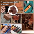 thumbnail image 6 of 98 Inch Lychee Pattern Leather Strap 1inch Wide Single Side Imitation Flat Leather Cord Craft Projects Pet Collars Belts Jewelry, 6 of 6