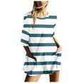 thumbnail image 1 of YDLCAFD Women Gradient Print Short Sleeve Jumpsuit Short Loose Backless Jumpsuits Rompers M, 1 of 7