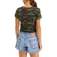 thumbnail image 2 of MSRP $49 Sanctuary Women's Highstreet Tee Organic Camo Green Size XL, 2 of 2