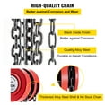 thumbnail image 4 of BENTISM Chain Hoist Chain Block 1 Ton Capacity 7 Feet Lift Steel Construction Red, 4 of 9