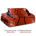 thumbnail image 2 of BlessLiving Basketball Duvet Cover Set Twin, 3 Piece Basketball Bedding for Boys Sports Kids Bed Sets, 2 of 7