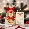 thumbnail image 6 of Little Pocket Christmas Hug (with Heartwarming Card and Organza Bag), New Mini Christmas Hug Cards, Resin Pocket Comfort Santa Claus Hug, Emotional Support Pockets Gift, for Family, Friends, 6 of 8