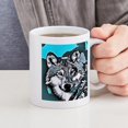 thumbnail image 4 of CafePress - Wolf 2014 0983 Mugs - 11 oz Ceramic Mug - Novelty Coffee Tea Cup, 4 of 4