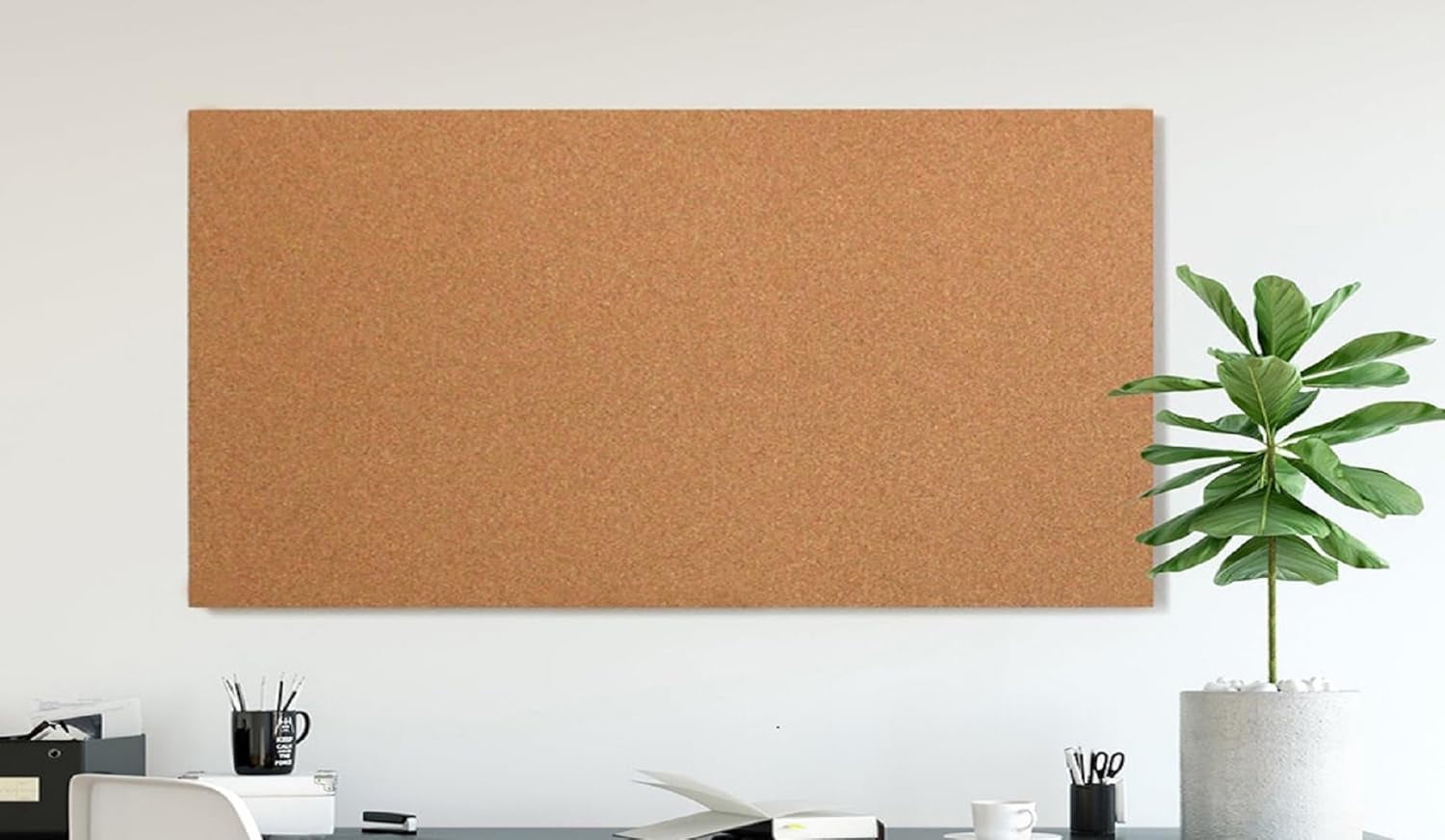 Manton Industrial Cork Sheets: 12" x 36" x 1/2" Thick (2-Pack) Bulletin Boards for Home & Office